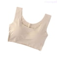 thumbnail image 2 of Lixiuxyad Sports Bras for Women Seamless Wire Sports Bra For Supportive Non Padded Yoga Bralette Comfortable Lightweight Workout Tank Top With Breathable Fabric,Beige, 2 of 7