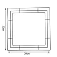 thumbnail image 7 of 2Pack 12 Inch Square Metal Wire Wreath Frame Form Hanger Green, 7 of 7