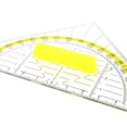 thumbnail image 3 of 3 reglas triangulares, 16 cm, plástico transparente, escuadra de ángulo recto, adecuadas para estudiantes, oficinas y diseñadores., 3 of 8