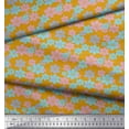 thumbnail image 2 of Soimoi Viscose Chiffon Fabric Artistic Floral Printed Fabric 1 Yard 42 Inch Wide, 2 of 3