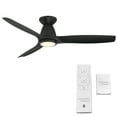 thumbnail image 7 of Skylark 54" Brushed Nickel/Ebony Integrated LED Smart Flush Mount Ceiling Fan with Remote Control, 7 of 7