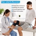 thumbnail image 3 of HUETIDE Knee Braces and Supports,Patella Knee Strap for Knee Pain Relief,Knee Brace for Arthritis Pain,Running,Sports，X-Large, 3 of 6