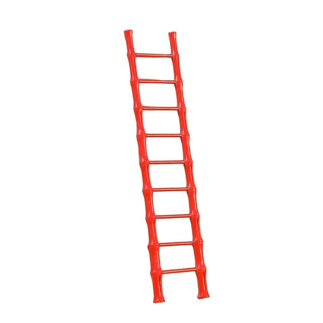 Figura de escalera en miniatura, decoración de escalera en miniatura, decoración de casa de muñecas Rojo 9 pasos