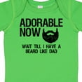 thumbnail image 4 of Inktastic Adorable Now...wait Till I Have a Beard Like Dad Boys Baby Bodysuit, 4 of 5