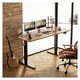 thumbnail image 4 of XPOPR Electric Height Adjustable Standing Desk Large 63 x 24 Inches Sit Stand up Desk Home Office Computer Desk Memory Preset with T-Shaped Metal Bracket, Brown, 4 of 5