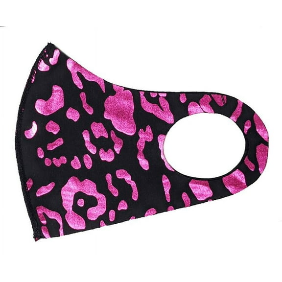 Wenchoice Hot Pink Leopard Washable Mask Adult