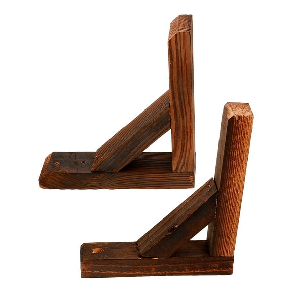 MERRYHAPY 2pcs Wood Fence Post Base Support Holders Anti-Tipping Garden Fence Accessories Supplies