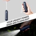 thumbnail image 3 of Pocket Handheld Fan, Mini Portable Hand Fan, Battery Operated 14-21 Working Hours, Usb Rechargeable Foldable Fan, Quiet Personal Fan With Power Bank,, 3 of 5
