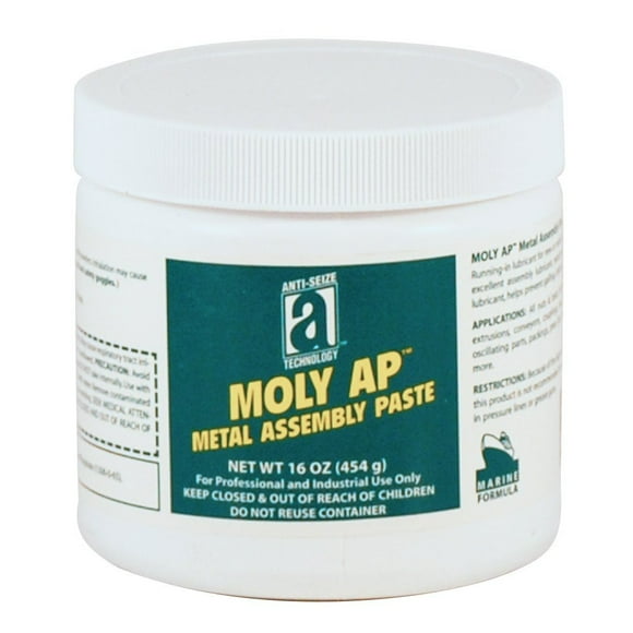 Moly AP 43016 Metal Assembly Paste, 16 oz., Black, Paste
