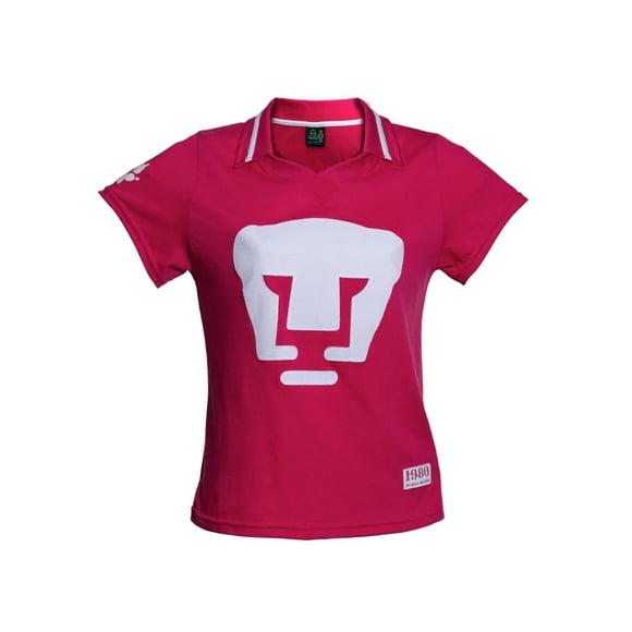 Jersey Pumas Retro 1980 Old School Sports Para Mujer Talla CH Fucsia