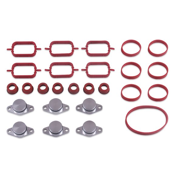 Swirl Flap Blanks Plate & Intake Inlet Manifold Gasket Seal For M57 E39 E60 E46 E38 E53 E83 E65 E61 E65 E70 E71 E92 X3 X5 X6