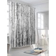 thumbnail image 5 of Grey Forest Waterproof Fabric Shower Curtain, Modern Oil Painting Art Shower Curtain for Bathroom Curtains Bathtubs Hotel Washable Shower Curtains with 12 Hooks Standard 72x72, 5 of 6