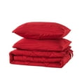 thumbnail image 3 of JML 2 Pieces Red Twin Comforter Set, Soft Microfiber Bedding Set With 1 Comforter and 1 Pillow Case Suit for All Seasons, 3 of 8