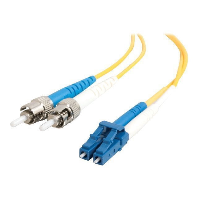 C2G 10m LC-ST 9/125 Duplex Mode Unique Câble Fibre OS2 - Jaune - 33 Pieds - Câble Patch - LC Mode Unique (m) à ST Mode Unique (m) - 10 m - Fibre Optique - Duplex - 9 / 125 Microns - OS2 - Jaune