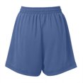 thumbnail image 5 of HKYNLAG Linen Shorts for Women Summer Drawstring Elastic Waist Shorts Dressy Casual with Pockets Boho Beach Shorts 2026 Blue S, 5 of 5