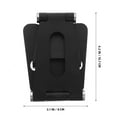 thumbnail image 4 of FONDOTIN Portable Foldable Phone Stand with Rotatable Pad, Adjustable Holder for Smartphones and Tablets, Black, 4 of 6