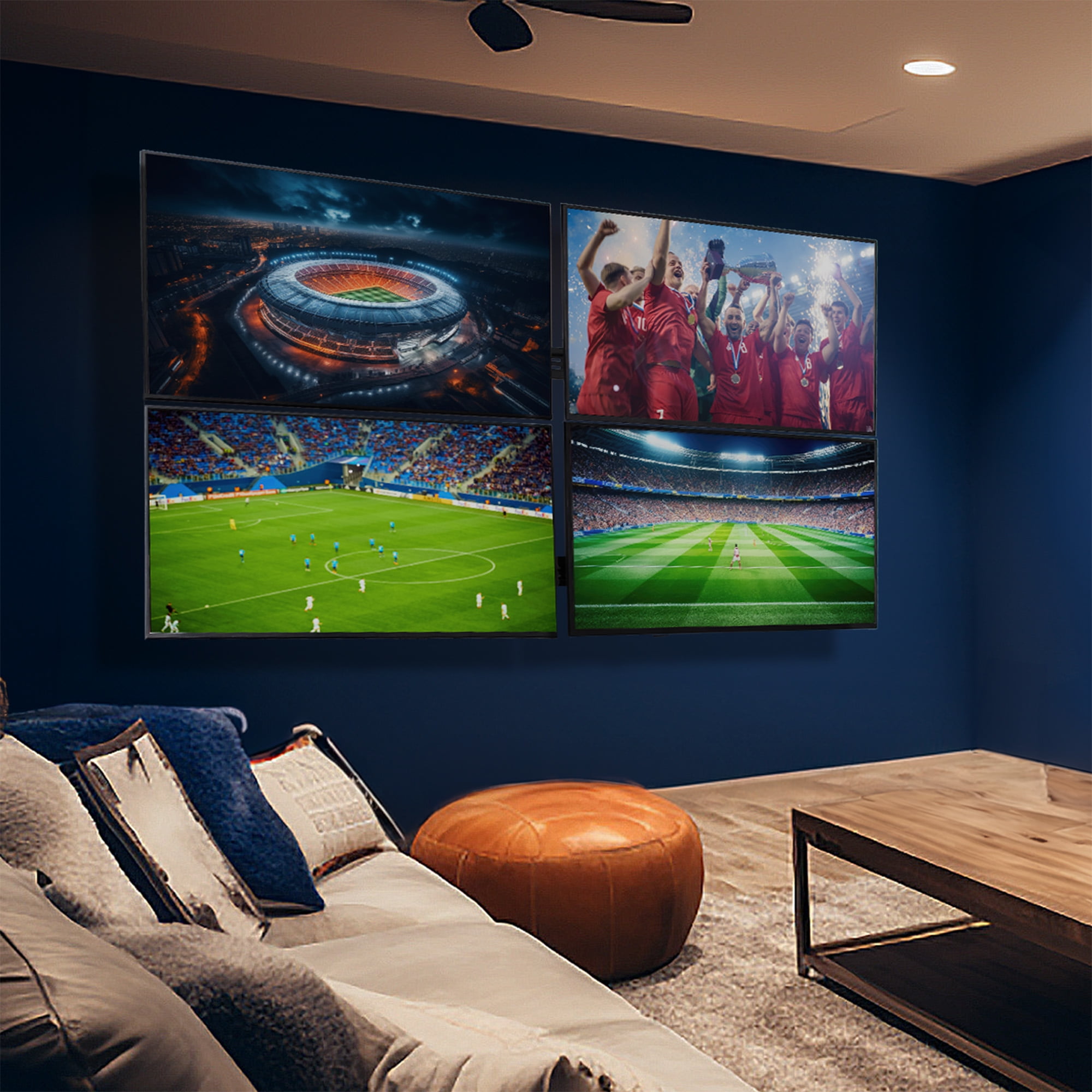 VIVO 2x2 Pop-Out Video Wall Mount (Fits 4 TVs) for 37” to 65” Plasma Screens