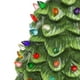Arbre de Noël en Céramique Pré-Éclairé avec Lumières Multicolores – image 5 sur 5