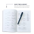 thumbnail image 3 of Weekly Meal Planner 6"x9", Soft Cover, Made in the USA, Navy, 3 of 5