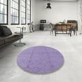 thumbnail image 3 of Ahgly Company Indoor Rectangle Mid-Century Modern Purple Purple Oriental Area Rugs, 5' x 7', 3 of 6
