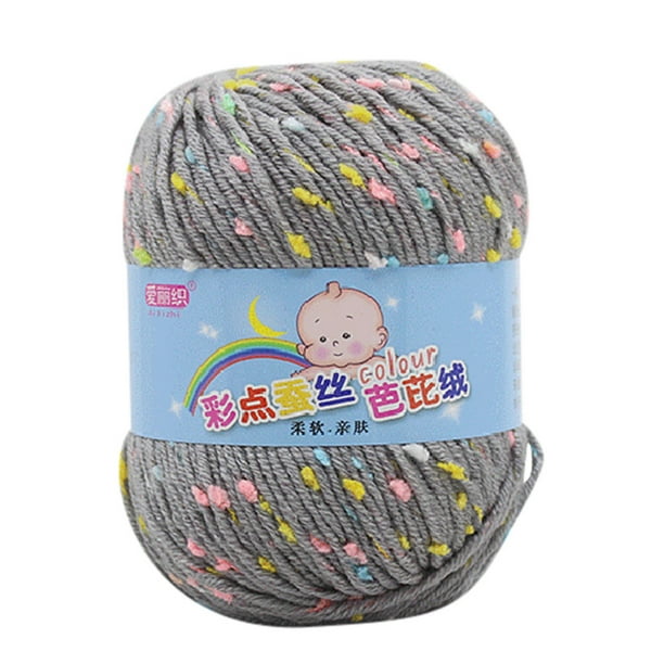 XZNGL Réveil Réveil Réveil 50G Hand Knitting Knicker Yarn Crochet Soft Scarf Sweater Hat Knitwear Wool B