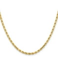 thumbnail image 2 of Finest Gold Leslies 10K Yellow Gold 3.25 mm Diamond-Cut 22 in. Rope Chain, 2 of 4