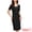 Black, variant on Women's Short Sleeve Square Neck Button Sheath Dress for Office XS Purple