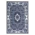 thumbnail image 2 of Impressions Meza Floral Transitional Modern Washable Area Rug, Gray, 2 of 6
