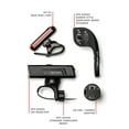 thumbnail image 4 of [NEW 2023] GPX-950 Bike Lights Compatible With Garmin / Go-Pro Mounts USB-C Rechargeable Front And Back Bicycle Light For Night Riding - Quarter Turn & Twist (950 Lumens), 4 of 7