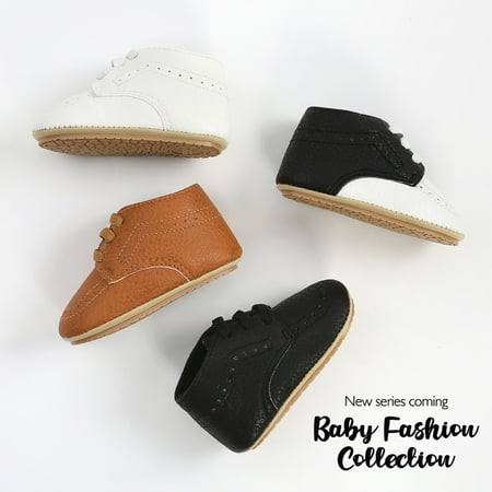

Baby Boys Girls Fashion Lace-up Non-slip Walking Shoes