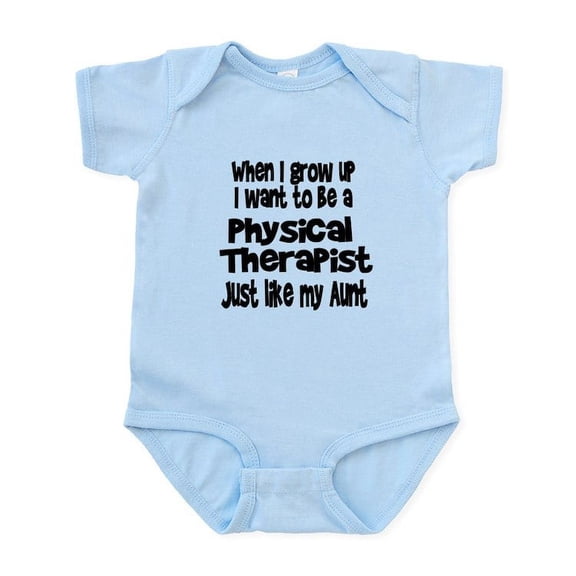 CafePress - WIGU PT Aunt Infant Bodysuit - Baby Light Bodysuit, Size Newborn - 24 Months