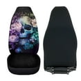 thumbnail image 4 of Uorisanigo Car Seat Covers Front Seats, Flurry Colorful Skull Bucket High Back Car Front Seat Covers, Full Coverage Auto Seats Cushion Protection Fit for Most Cars, Automotive Accessories, 4 of 7