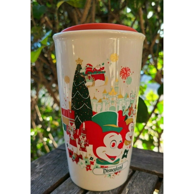 Disneyland Resort Starbucks 12oz Ceramic Tumbler - Christmas