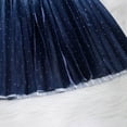thumbnail image 4 of Women Midi Length Gradient Color Skirt Elastic High Waist Casual Skirts Evening Pleated Skirts, 4 of 4
