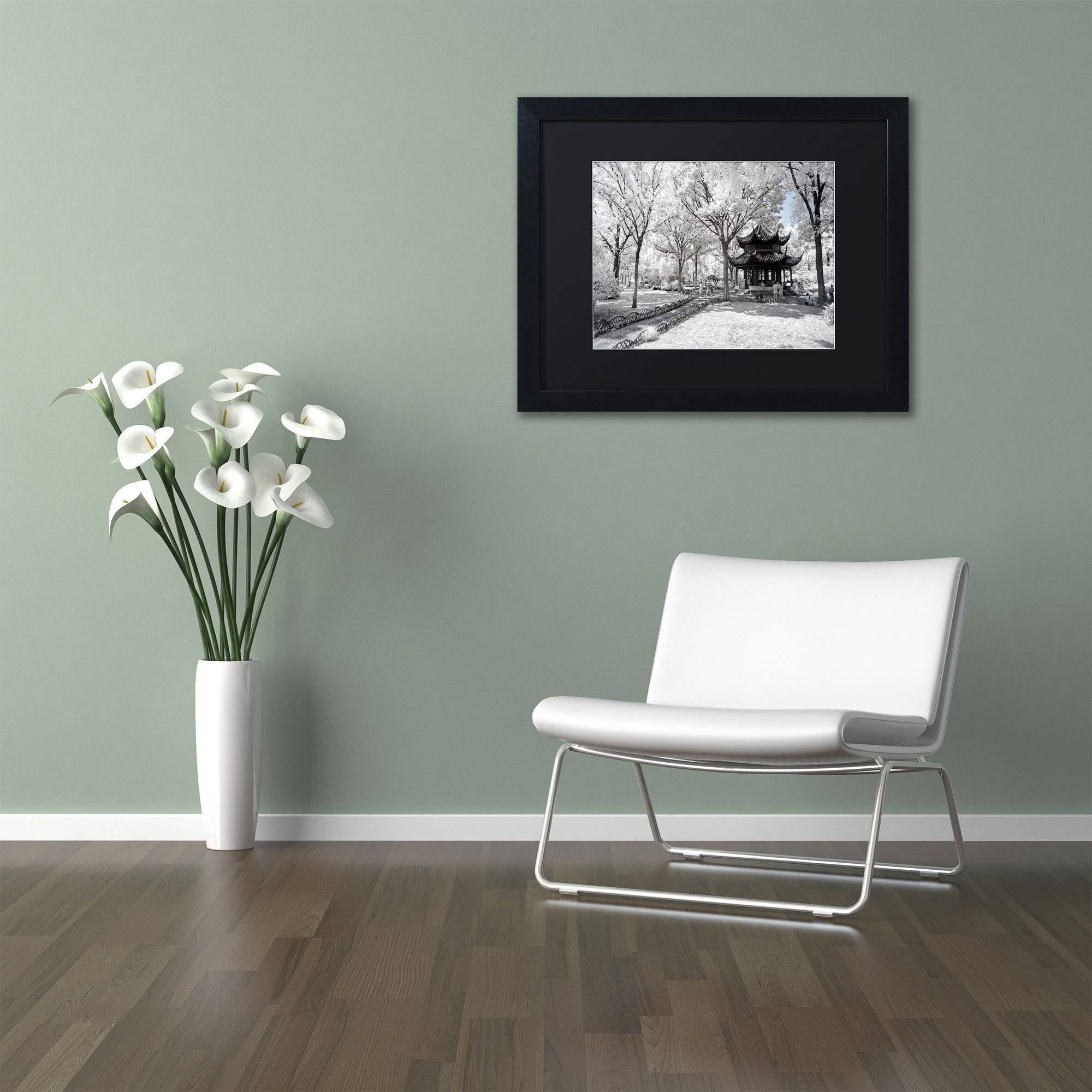 Trademark Fine Art "Coldness" Canvas Art by Philippe Hugonnard, Black Matte, Black Frame