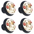 thumbnail image 2 of 4 Pcs Fruit Knobs for Kitchen Cabinet Cupboard Dresser Bookcase Drawer Pulls Handles Round Home Decor, 2 of 8