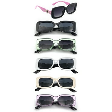 Saronite Saronite Square fashion sunglasses, Ivory (Women's)