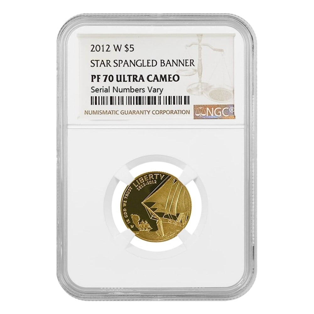 US Mint Gold $5 Commemorative Coin NGC/PCGS MS/PF 70 Random Year