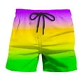 Pzocapte Fashionable and Comfortable Men's Gradient Beach Pants