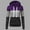 Purple, variant on LEAVINGSUO Winter Clothes Woman Fashion Womens Casual Hoodies Sweatshirt Patchwork Ladies Hooded Blouse Pullove