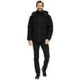 thumbnail image 3 of Wantdo Men‘s Winter Coat Recycled Puffer Jacket Waterproof Winter Jacket with Hood Black L, 3 of 10