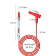 thumbnail image 2 of Multimeter Test Lead Kit with Push On Alligator Clip Stackable Banana Plug Hook, 2 of 4