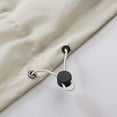 thumbnail image 5 of Husipze Men's Waterproof Rain Jacket Lightweight Breathable Thin Hooded Wind Resistant Raincoat for Hiking Cycling Outdoor Sports White L, 5 of 9