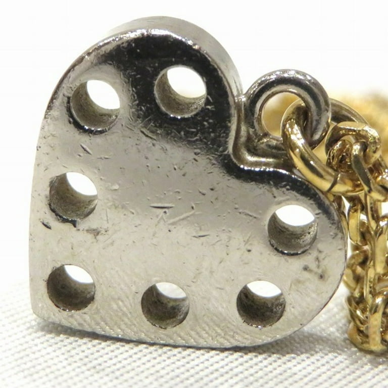 Louis Vuitton Necklace Pandantif Spiky Valentine Gold Silver