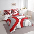 thumbnail image 3 of Homewish Abstract Stripes Boy Girl Twin Bedding Sets 7-Piece,Geometric Circle Bedding Comforter Set Microfiber,Vintage Aesthetic Breathable Sheet Sets,Breathable Home Decor,Reversible, 3 of 8