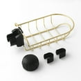 thumbnail image 3 of Raindrops Sink Drain Rack Golden Iron No Drilling Required Removable Fixture for Kitchens and Bathrooms 1Set, 3 of 8