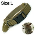 thumbnail image 2 of Collar táctico para perro Collar militar ajustable: Collar de nailon K9 con mango de control y resistente Adepaton Correas y Collares para Perros, 2 of 5