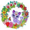 thumbnail image 1 of Cuadros Decorativos 5D DIY diamante pintura cristal gato corona arte puerta colgante decoración (GT2014) Sywqhk Nuevos Originales, 1 of 8