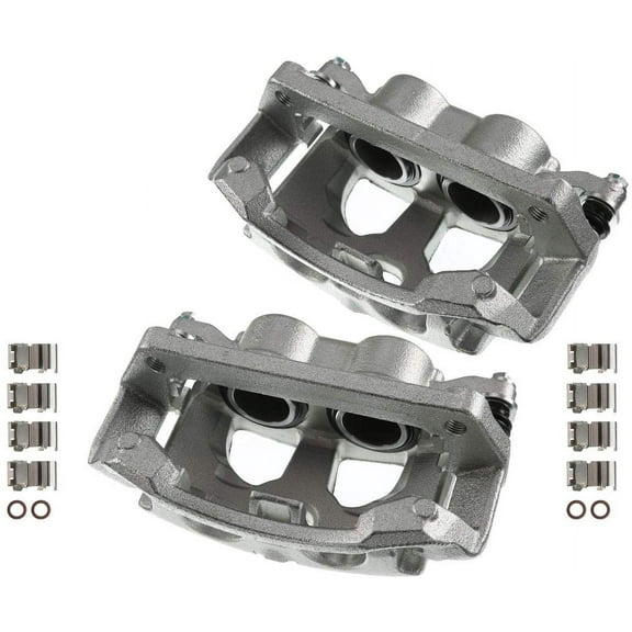 A-Premium Brake Caliper Assembly with Bracket Compatible with Ford F-350 Super Duty 2013-2019 F-450 Super Duty 2013-2016 Rear Side 2-PC Set