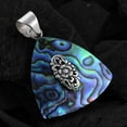 thumbnail image 2 of Natural Abalone Pendants for Necklaces - Abalone Shell Pendant in 925 Sterling Silver - Boho Beach Charm Costume Western Jewelry for Women - Anniversary Engagement Trendy Birthday Gifts, 2 of 6
